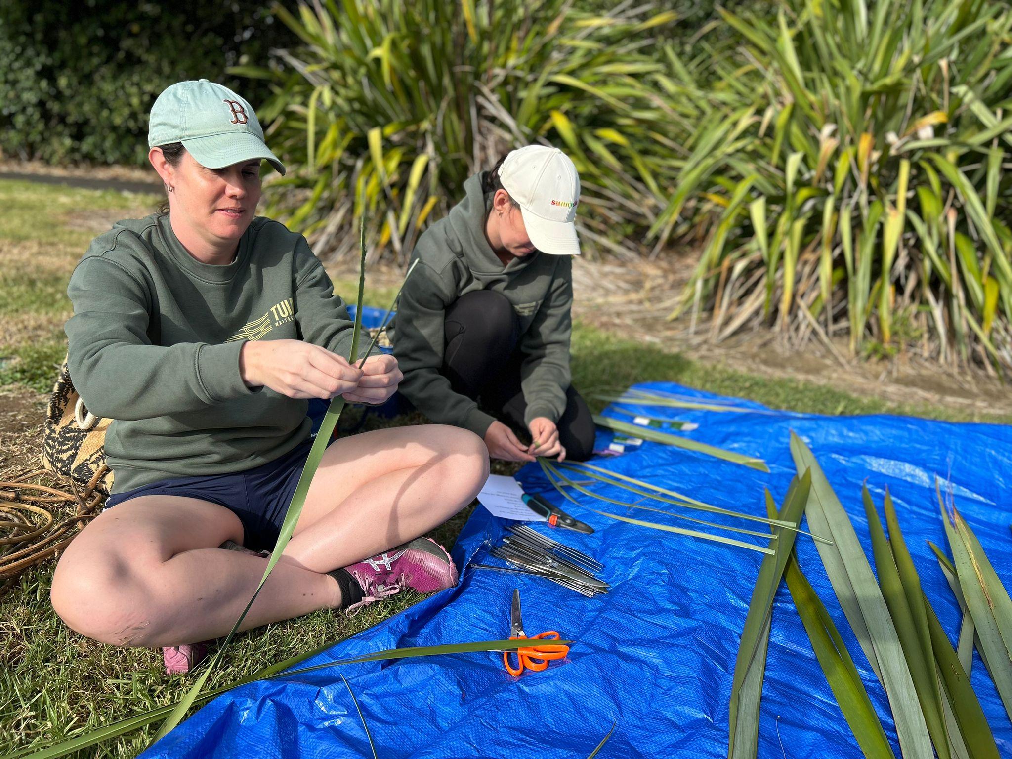 Harvesting native rākau and creating natural resources to support learning
